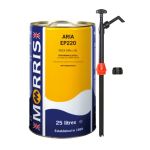 25 Litres Morris Aria EP220 Rock Drill Oil & Pump