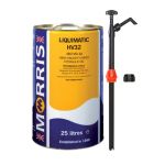 25 Litres Morris Liquimatic HV32 Hydraulic Oil & Pump