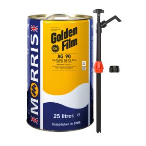 25 litre pack of Golden Film AG 90 Gear Oil and pump