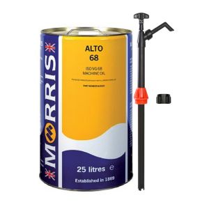 25 Litres Morris Alto 68 Machine Oil & Pump