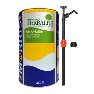 25 Litres Morris Terralus AIR-O-LUBE Air Mist Coolant & Pump