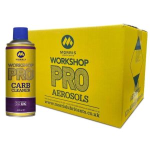 Box of 12 x 400ML Morris Workshop Pro Carb Cleaner