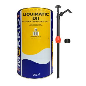 25 Litres Morris Liquimatic DII Automatic Transmission Fluid & Pump